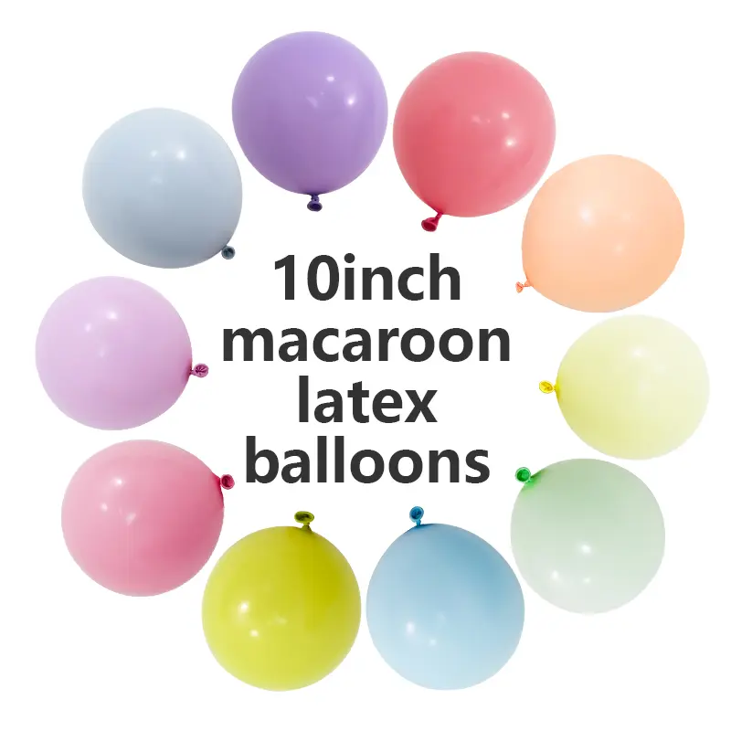 10-Zoll-Macaron-Latexballons