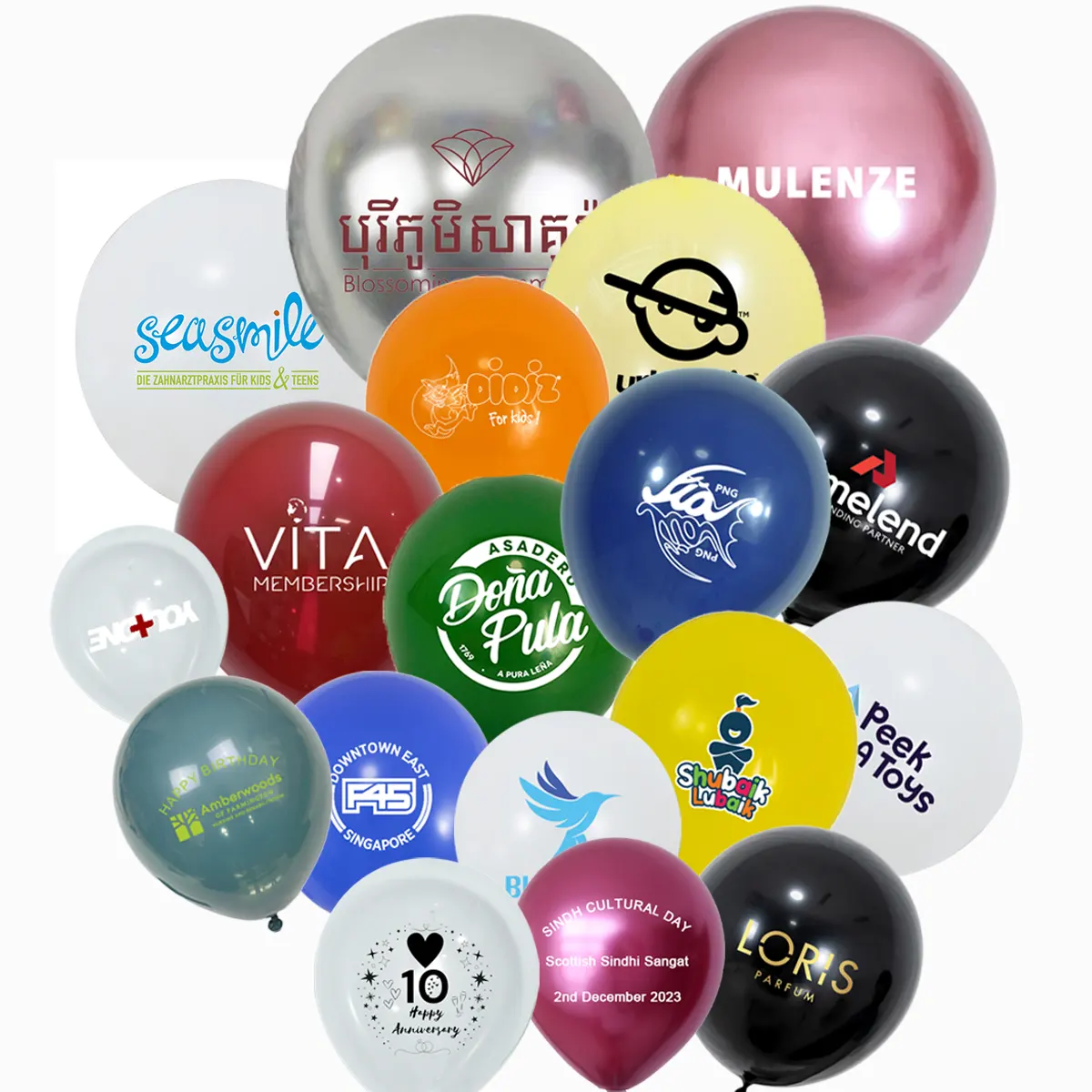Benutzerdefinierte Latexballon