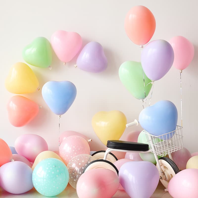 12-Zoll-Herz-Latexballons