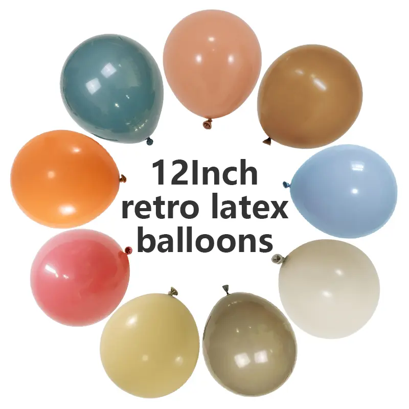 12-Zoll-Retro-Latexballons