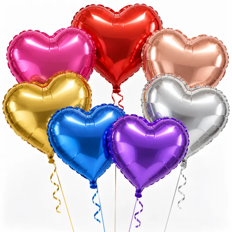 18-Zoll-Herz-Folienballons