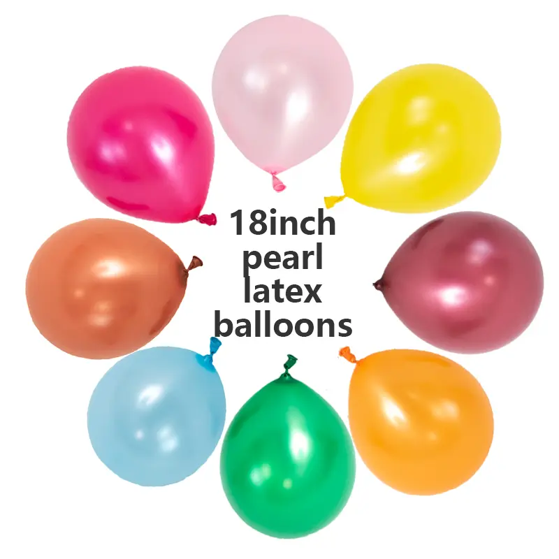 18-Zoll-Perlenlatexballons