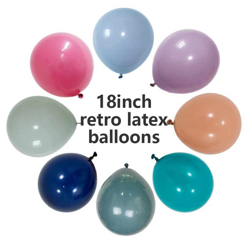 18-Zoll-Retro-Latexballons
