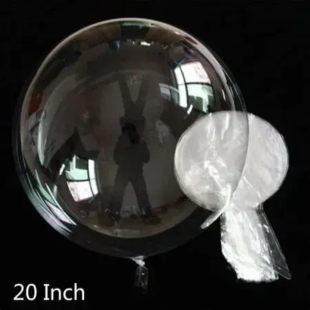 20 Zoll klare Bobo-Luftballons