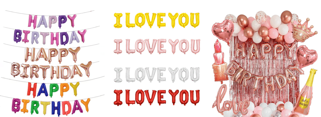 Welche Buchstaben enthält ein 16-Zoll-Buchstabenfolienballon? Kostenlose Kombination unterstützen?