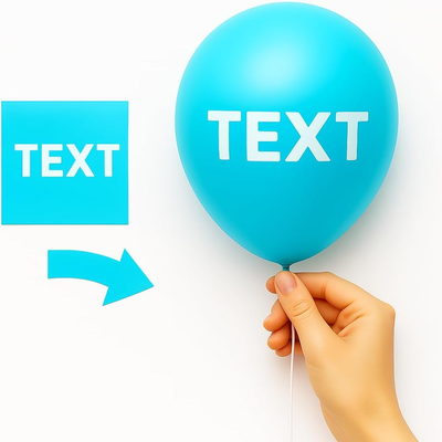 Können Sie die Verpackungstasche für einen individuell bedruckten 12-Zoll-Latexballon anpassen?