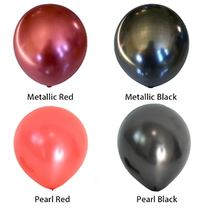 Perlmutt- oder Metallic-Latexballons