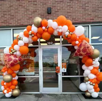 Wie viele Luftballons benötige ich für einen Ballonbogen?