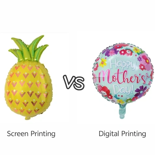 Siebdruck vs. Digitaldruck: Was ist besser für Folienballons?
