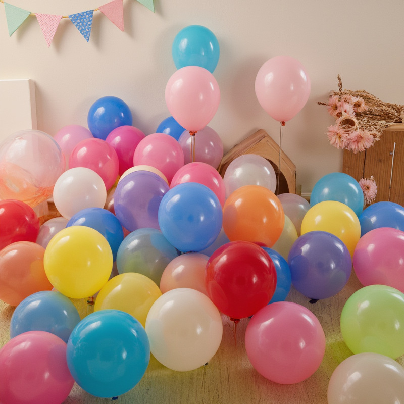 Warum variieren die Farben von Großballons?