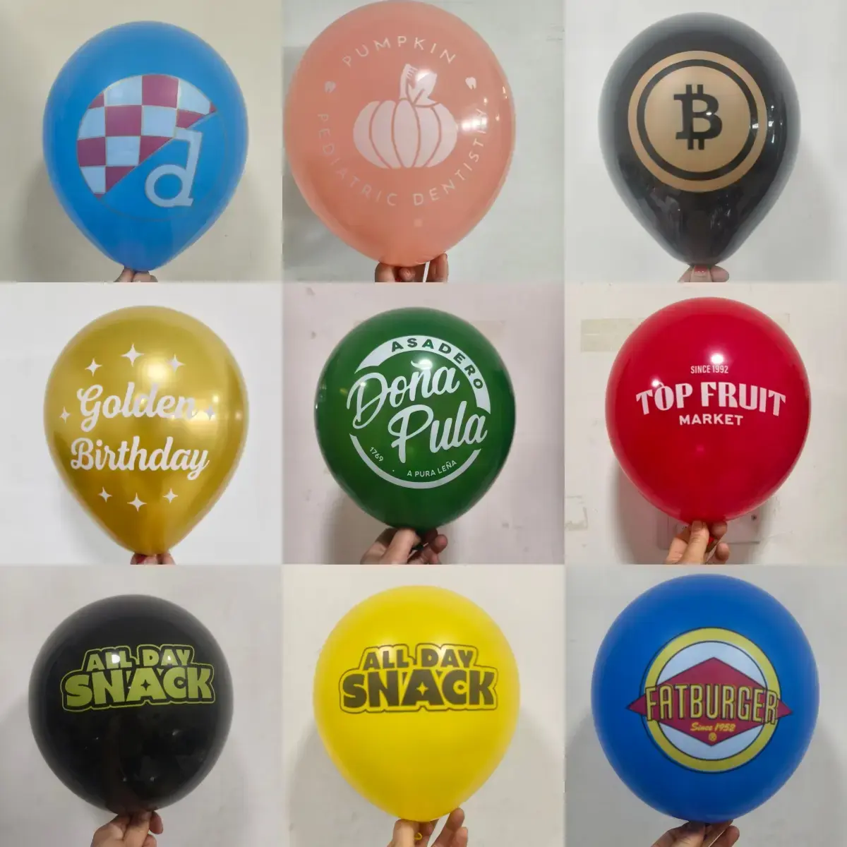 Können Muster individuell bedruckter Luftballons kostenlos sein?