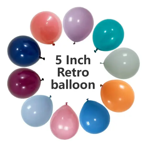 5-Zoll-Retro-Latexballons