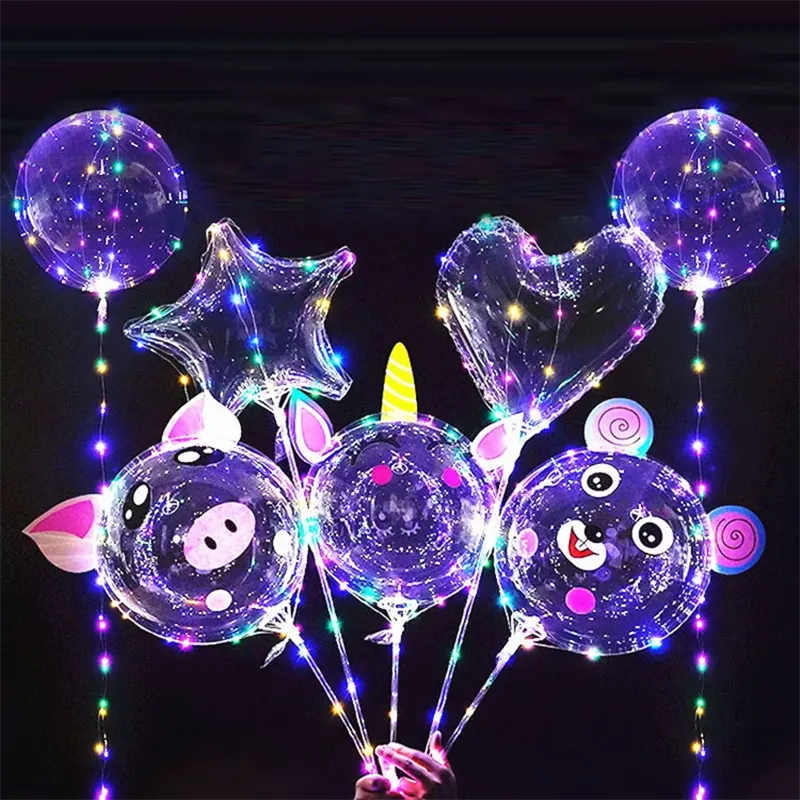 Ballon mit Lichtern