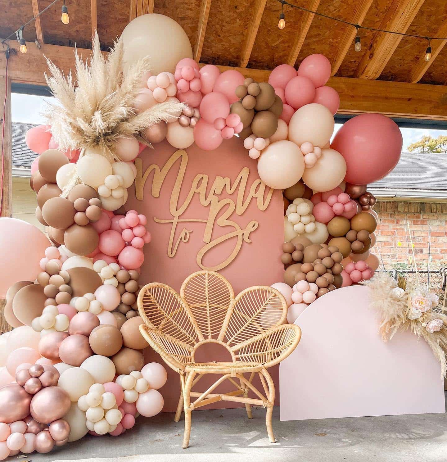 Boho-Hochzeitsballon-Girlanden-Bogen-Set