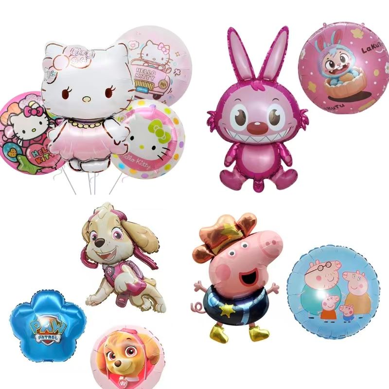 Cartoon bedruckte Folienballons