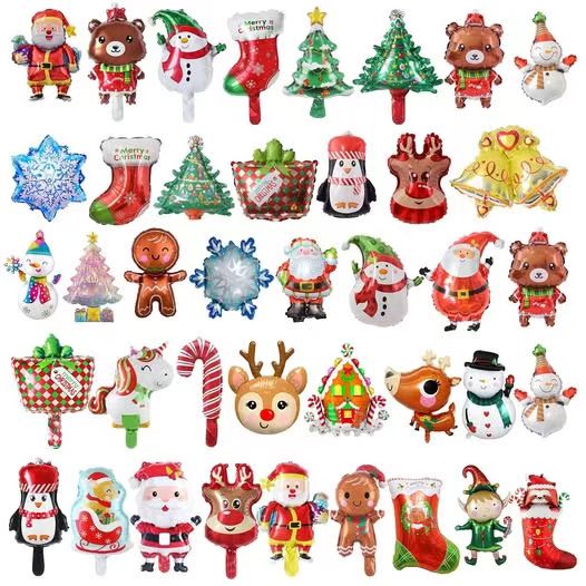 Weihnachts-Folienballon-Sets