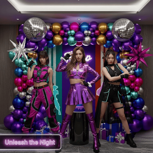 Disco-Ballonbogen-Set