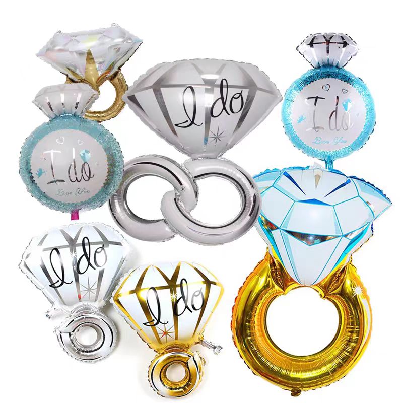 Verlobungsring-Folienballon