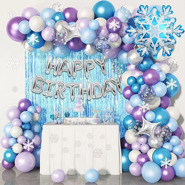 Gefrorener Ballon Girlande Kit