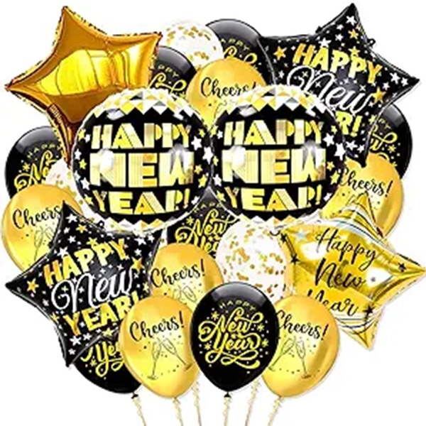 Frohes neues Jahr, Partyballons