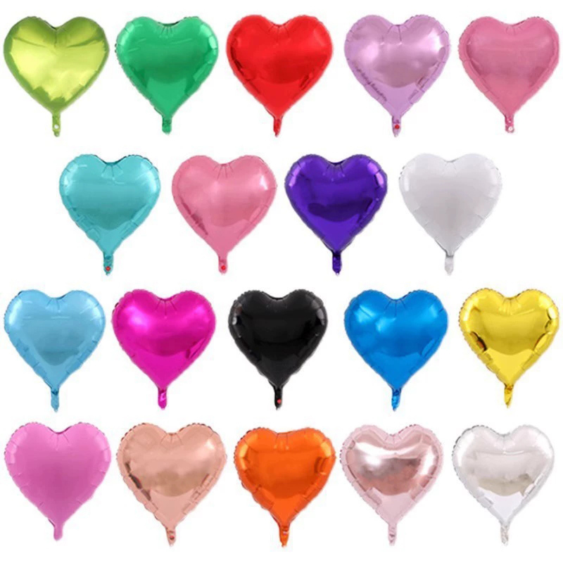 Herzfolienballons