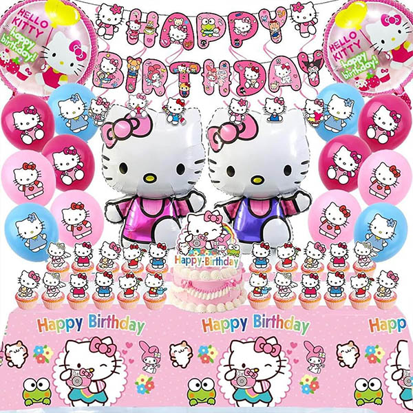 Hello Kitty Themed Foil Ballon