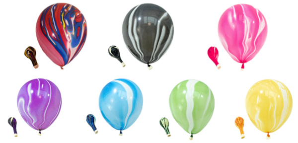 agate latex balloon