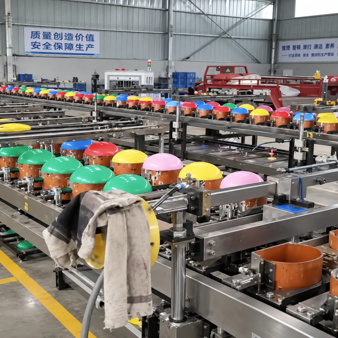 Custom Printed Latex Balloon production inside Borun Balloon Factory