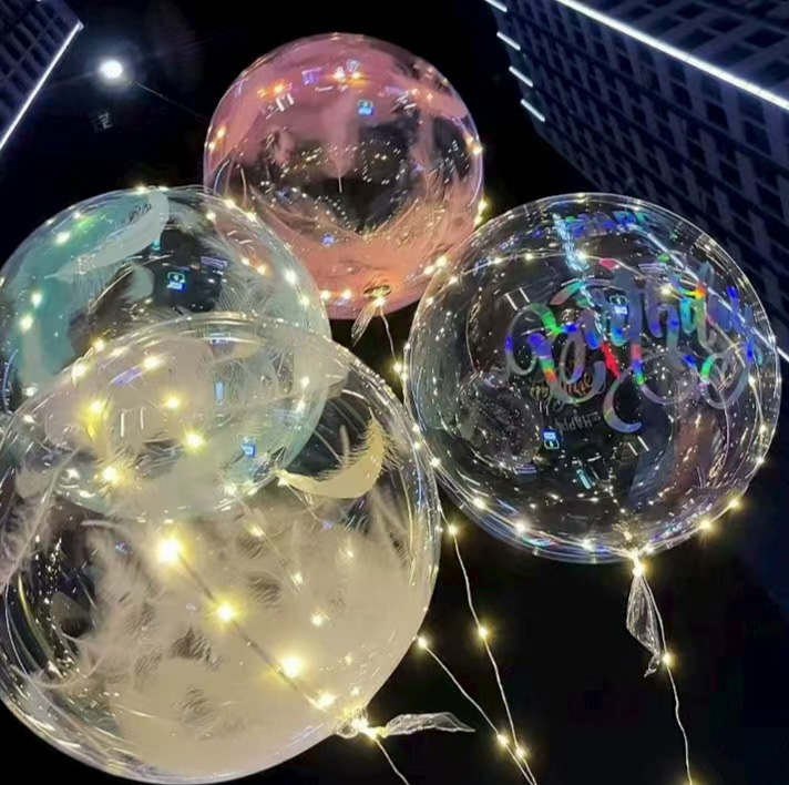 LED Feder Boboballons