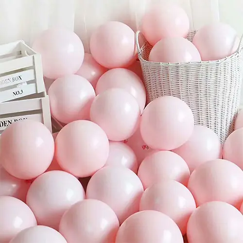 Rosa Makronen-Luftballons