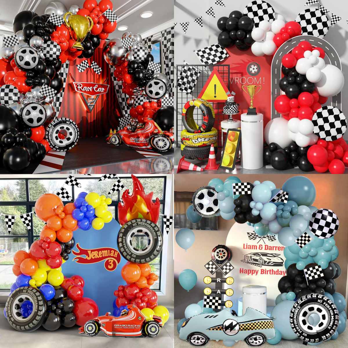 Rennwagen -Ballon -Bogen -Kit