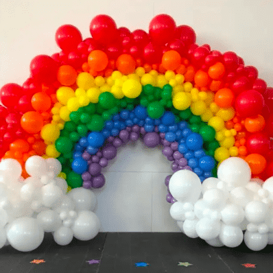 Regenbogen-Ballonbogen-Sets