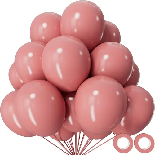 Retro staubige rosa Luftballons