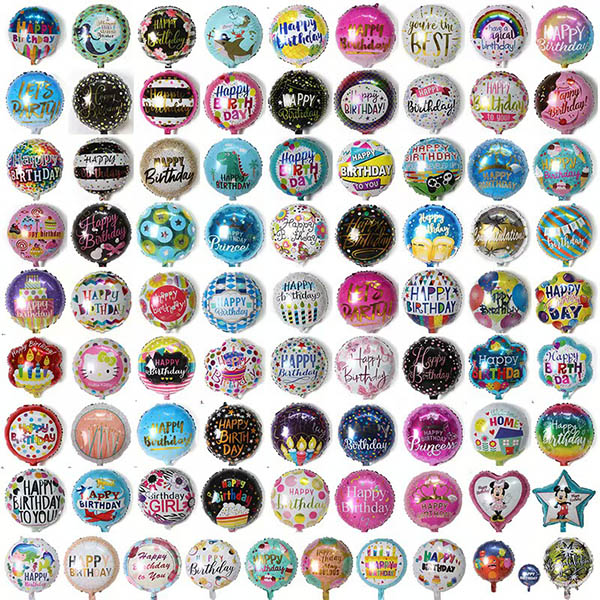 Runde Folienballons