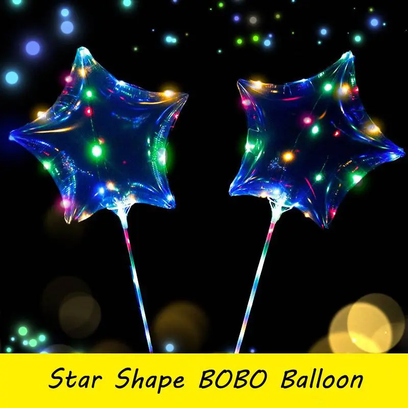 Sternförmige Bobo-Ballons