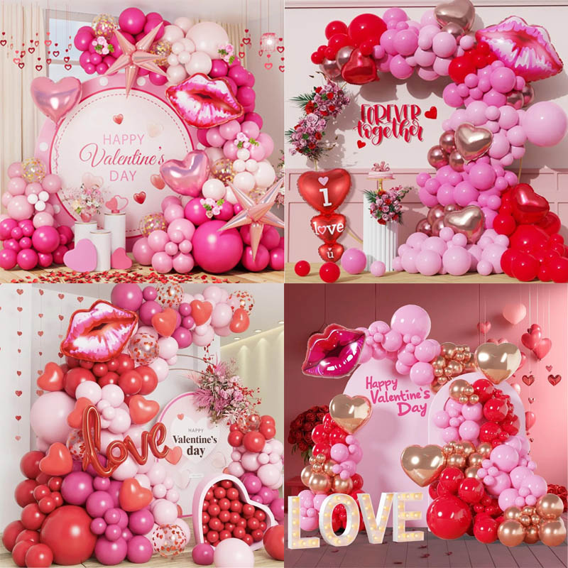 Valentinstag Ballon Girlande Set